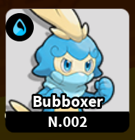 Portrait Bubboxer di Evomon Dex