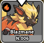 Portrait Blazmane di Evomon Dex