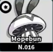 Portrait Mopebun di Evomon Dex