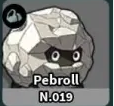 Portrait Pebroll di Evomon Dex