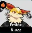 Portrait Emfox di Evomon Dex