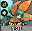 Portrait Frostelle di Evomon Dex