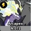 Portrait Arcapex di Evomon Dex