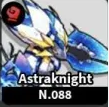 Astraknight - มอนสเตอร์ธาตุ ต่อสู้ ใน Evomon