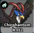 Chirphantom - มอนสเตอร์ธาตุ บิน ใน Evomon