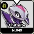 Chitmite - มอนสเตอร์ธาตุ แมลง ใน Evomon