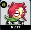 Humding - มอนสเตอร์ธาตุ แมลง ใน Evomon