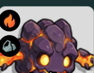 Lavite - มอนสเตอร์ธาตุ ไฟ / หิน ใน Evomon