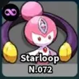 Starloop - มอนสเตอร์ธาตุ พลังจิต ใน Evomon