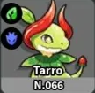 Tarro - มอนสเตอร์ธาตุ หญ้า / มังกร ใน Evomon